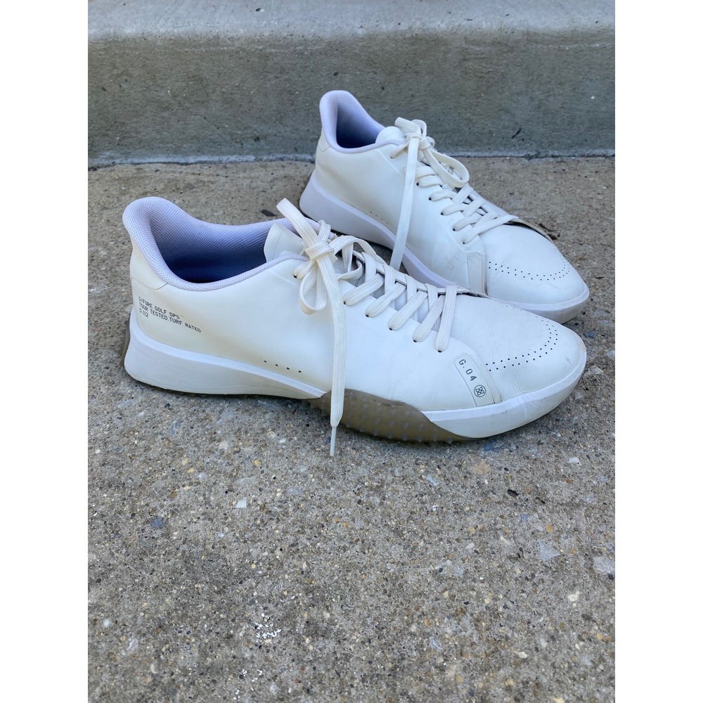 G/FORE G.112 Golf Shoes Mens Size 12 Snow White Spikeless G4MF23EF104
